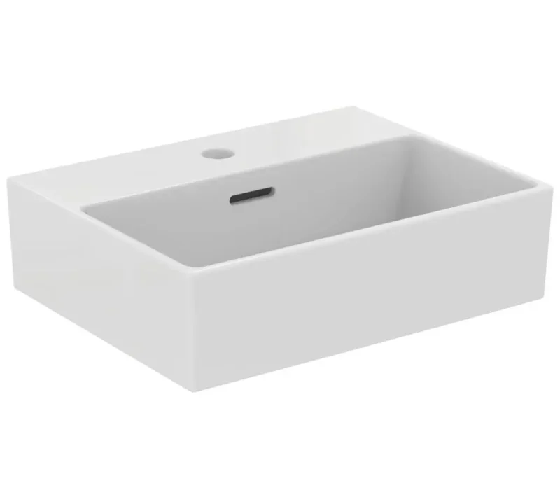Ideal Standard Extra - uzliekamā roku mazgāšanas izlietne 45x35 cm, ar pārplūdi, caurumu jaucējkrānam, balta T391701