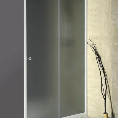 Aqualine dušas kabīnes - dušas bīdāmās durvis 120 cm, matēts stikls BTS120
