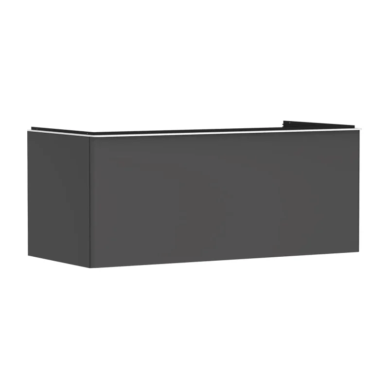 Hansgrohe Xelu Q - izlietnes apakšskapis, 50x118x55 cm, 1 atvilktne, matēti pelēks/matēti balts 54063700
