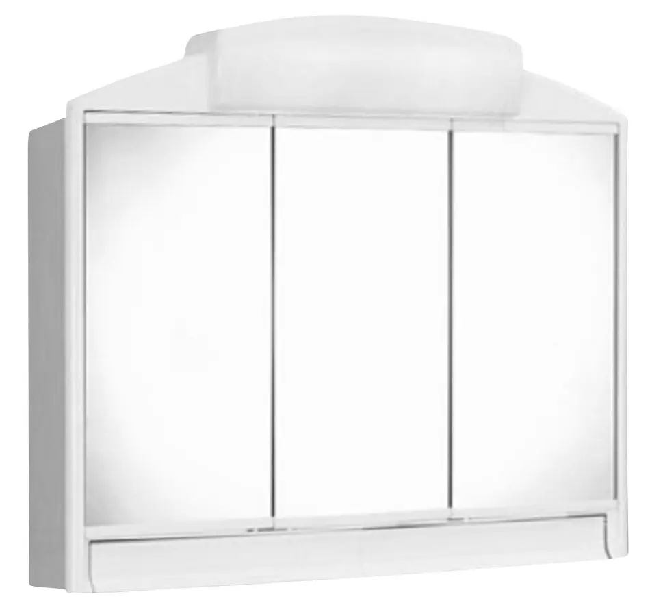 Aqualine Rano - spoguļskapis 59x51x16 cm, balts 541302
