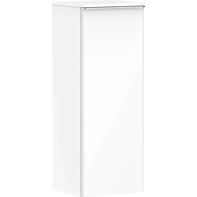 Hansgrohe Xelu Q - sānu skapis 40x107x35 cm, 1 durvis, eņģes pa kreisi, balts spīdīgs/hroms 54127000