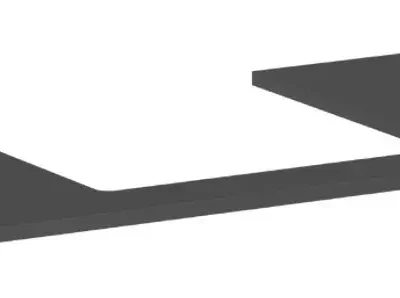 Hansgrohe Xilesa E - izlietnes virsma, 118x55 cm, izgriezums vidū, pelēks matēts 54271760