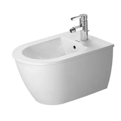 Duravit Darling New - piekaramā bidē ar pārplūdi, 370x540 mm, balta 2249150000