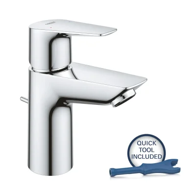 Grohe Start Edge - izlietnes maisītājs ar izteku, hroms 24196001