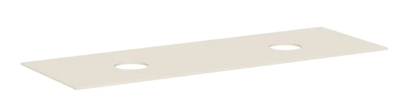 Hansgrohe Xevolos E - izlietnes virsma, 157x55 cm, 2 izgriezumi, bēšs matēts 54335780
