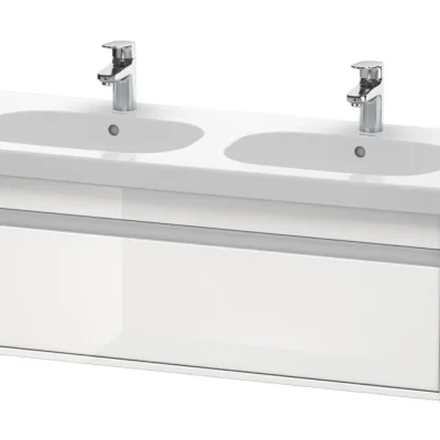 Duravit Ketho - izlietnes skapītis 41x115x46 cm, 1 atvilktne, balts spīdīgs KT666902222