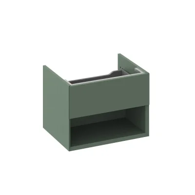 Ravak Lite - izlietnes skapītis 60x45x43 cm, 1 atvilktne, Grey Green X000001858