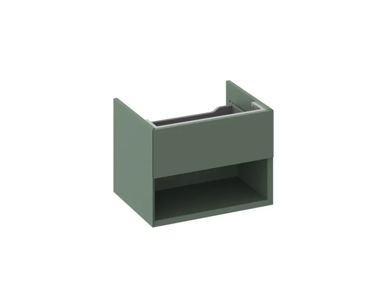 Ravak Lite - izlietnes skapītis 60x45x43 cm, 1 atvilktne, Grey Green X000001858