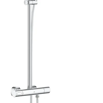 Grohe Rainshower SmartActive - dušas sistēma 310 ar termostatu, 3 strūklas veidi, Moon White 26647LS0