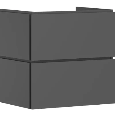 Hansgrohe Xilesa E - izlietnes apakškabinets, 62x63x47 cm, 2 atvilktnes, matēti pelēks 54294760