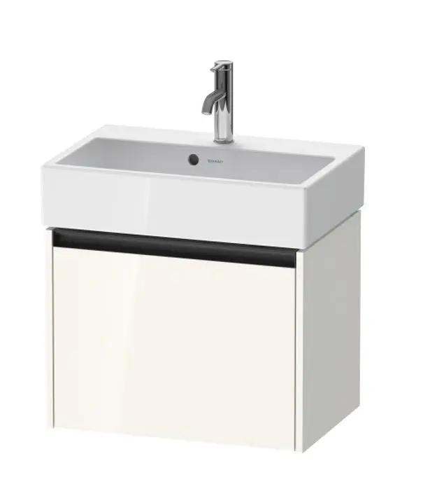 Duravit Ketho.2 - izlietnes skapītis, 44x58x39 cm, 1 atvilktne, balts spīdīgs K25073022220000