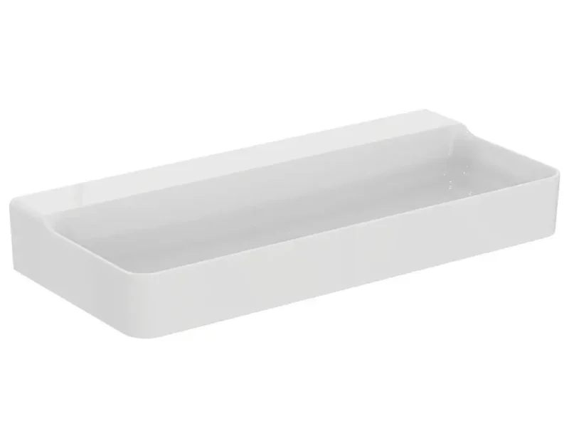 Ideal Standard Conca Ceram - izlietne 100x45 cm, bez pārplūdes, bez jaucējkrāna cauruma, balta T380201