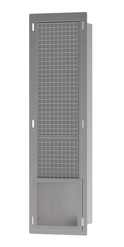 Hansgrohe XtraStoris Original - zemapmetuma tualetes papīra turētājs, tērauds birstēts 56058800