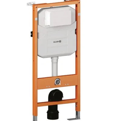 Kludi Unifix - priekšsienas elements sienas WC, augstums 120 cm 79101