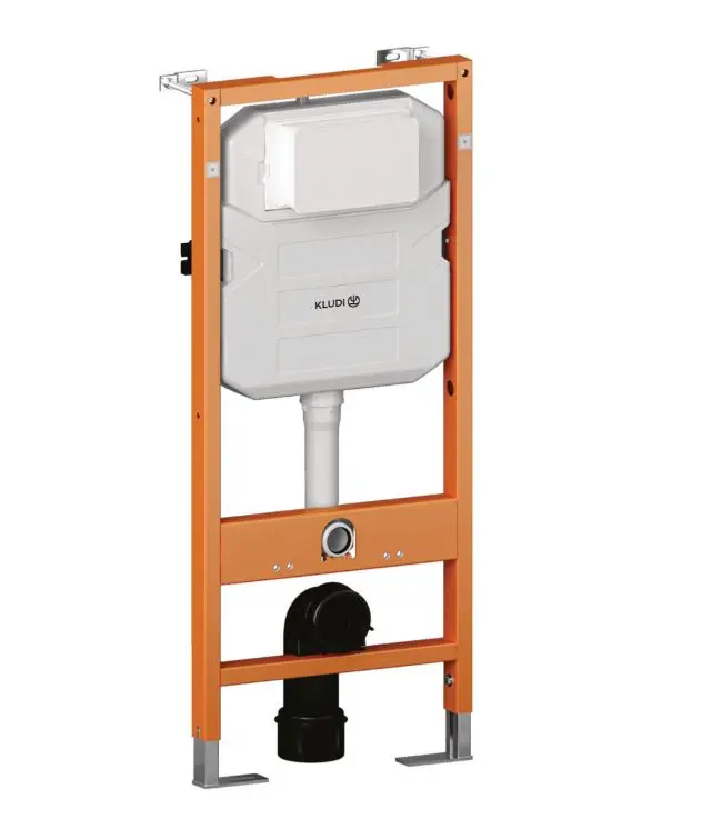 Kludi Unifix - priekšsienas elements sienas WC, augstums 120 cm 79101
