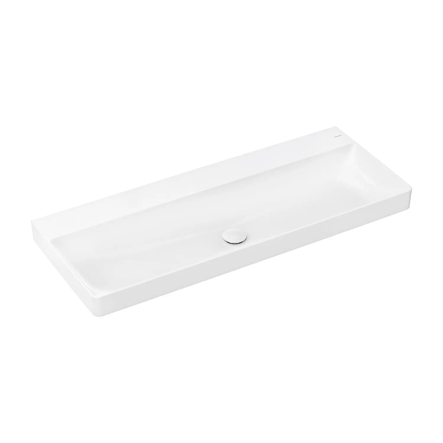 Hansgrohe Xelu Q - izlietne 120x48 cm, bez pārplūdes, bez jaucējkrāna cauruma, SmartClean, balta 61043450