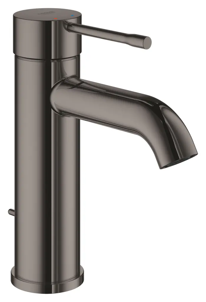 Grohe Essence - izlietnes vienas sviras maisītājs ar noteces komplektu, Hard Graphite 23589A01