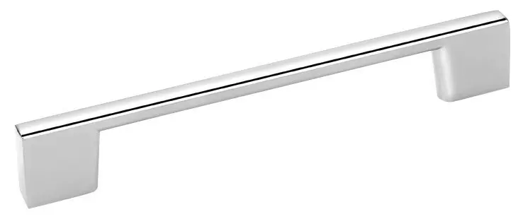 Aqualine Accessoires - mēbeļu rokturis, 128 mm attālums starp stiprinājumiem, hroms 10090