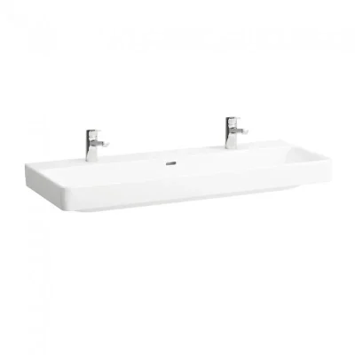 Laufen Pro S - izlietne, 120x47 cm, 2 caurumi maisītājam, LCC balta H8149654001071