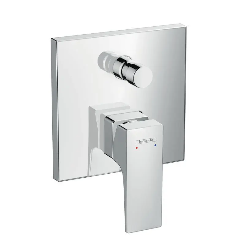 Hansgrohe Metropol - brīvi stāvošs vannas maisītājs ar drošības kombināciju, zemapmetuma montāža, hroms 32546000