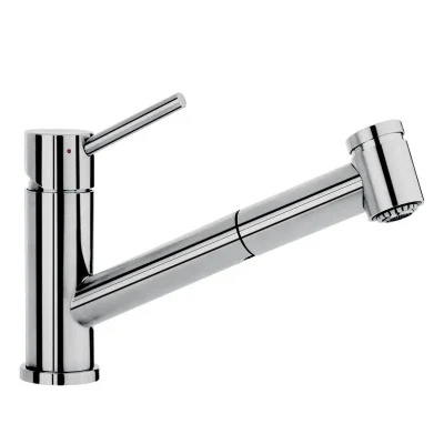 Villeroy & Boch Como - virtuves izlietnes maisītājs ar izvelkamu dušu, pulēts nerūsējošais tērauds 927200LE