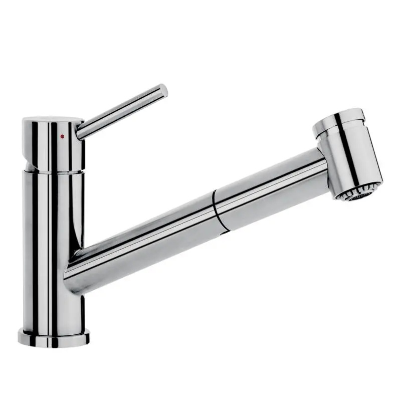 Villeroy & Boch Como - virtuves izlietnes maisītājs ar izvelkamu dušu, pulēts nerūsējošais tērauds 927200LE