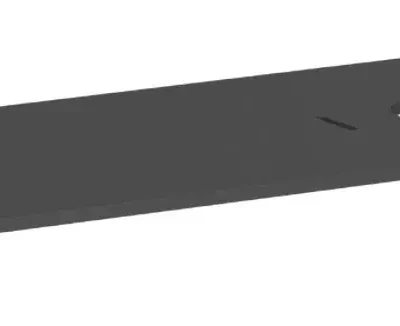 Hansgrohe Xilesa E - izlietnes virsma, 138x55 cm, izgriezums labajā pusē, matēti pelēka 54279760