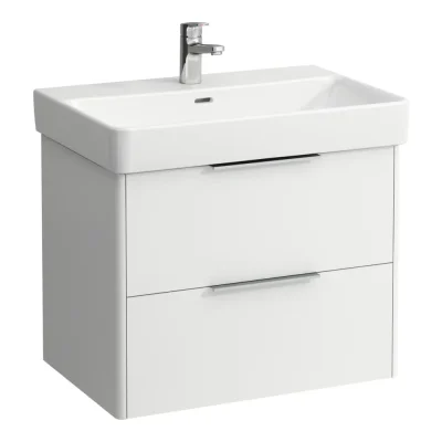 Laufen Base - izlietnes apakškabinets, 52x67x44 cm, 2 atvilktnes, balts matēts H4023321102601