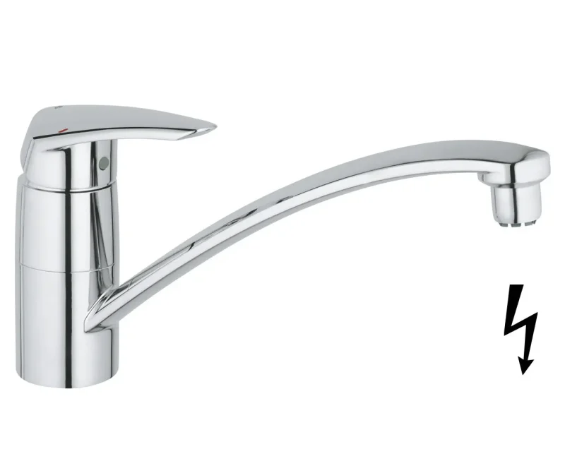 Grohe Eurodisc - virtuves izlietnes maisītājs, hromēts 33771001