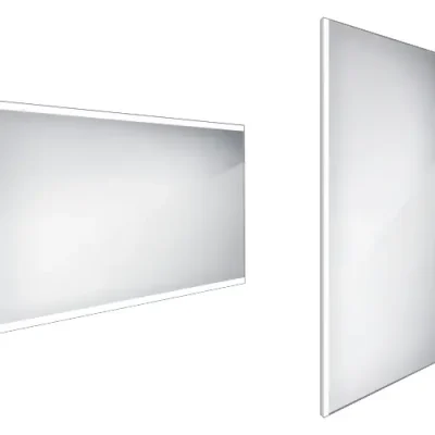 Nimco spogulis - spogulis ar LED apgaismojumu, 120x70 cm, alumīnijs ZP 12006