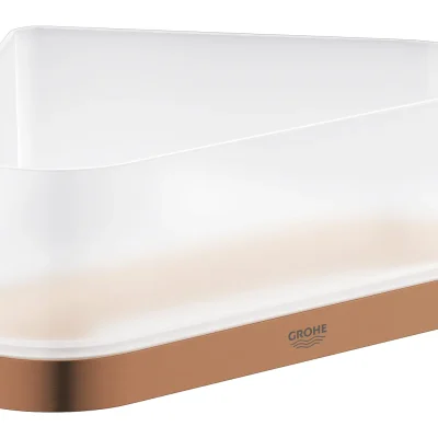 Grohe Selection - dušas plaukts ar turētāju, stikls / Warm Sunset birstēts 41038DL0