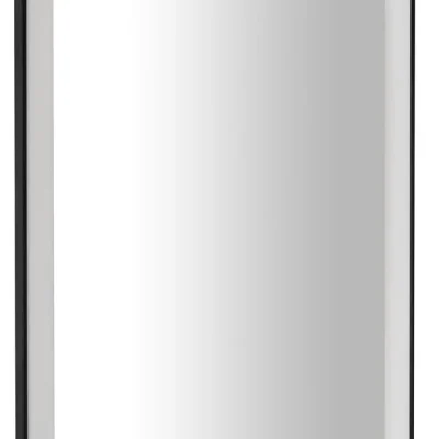 Sapho spogulis - spogulis ar LED apgaismojumu Gano, 60x80 cm, melns LG260