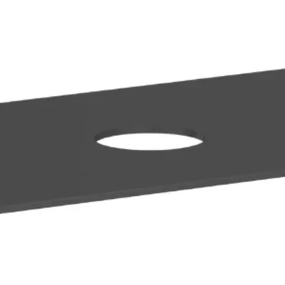 Hansgrohe Xevolos E - izlietnes plātne, 118x55 cm, izgriezums vidū, pelēka matēta 54330760