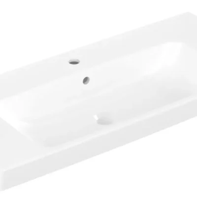 Villeroy & Boch Architectura - izlietne 100x45 cm, ar pārplūdi, krāna caurumu, Alpu balts 4A87A501