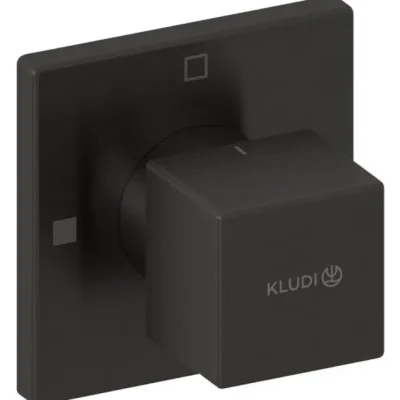 Kludi Decus - zemapmetuma vārsts 2 ierīcēm, matēts gunmetal 54847N275
