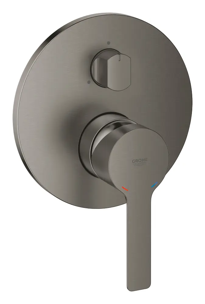 Grohe Lineare - zemapmetuma maisītājs 3 patērētājiem, Hard Graphite birstēts 24095AL1