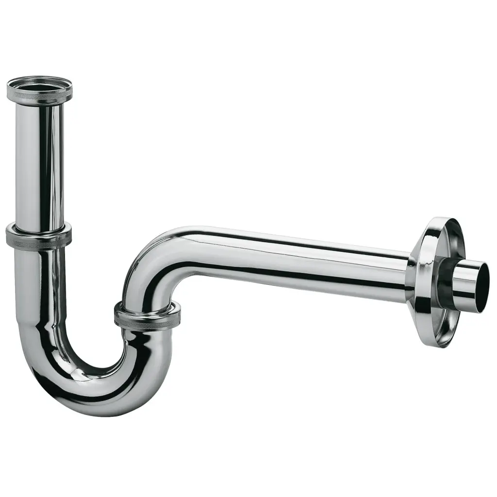 Kludi sifoni - cauruļveida sifons, standarta modelis 1 1/4, hroms 1026505-00