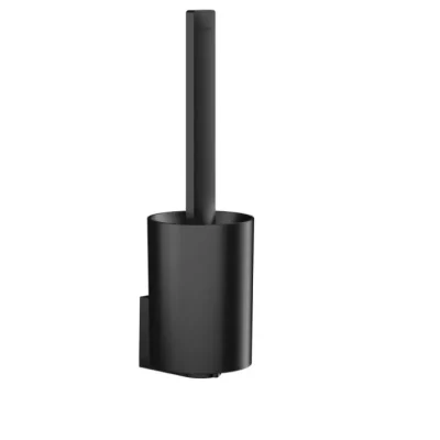 Hansgrohe WallStoris - tualetes birstes komplekts, matēti melns 27927670