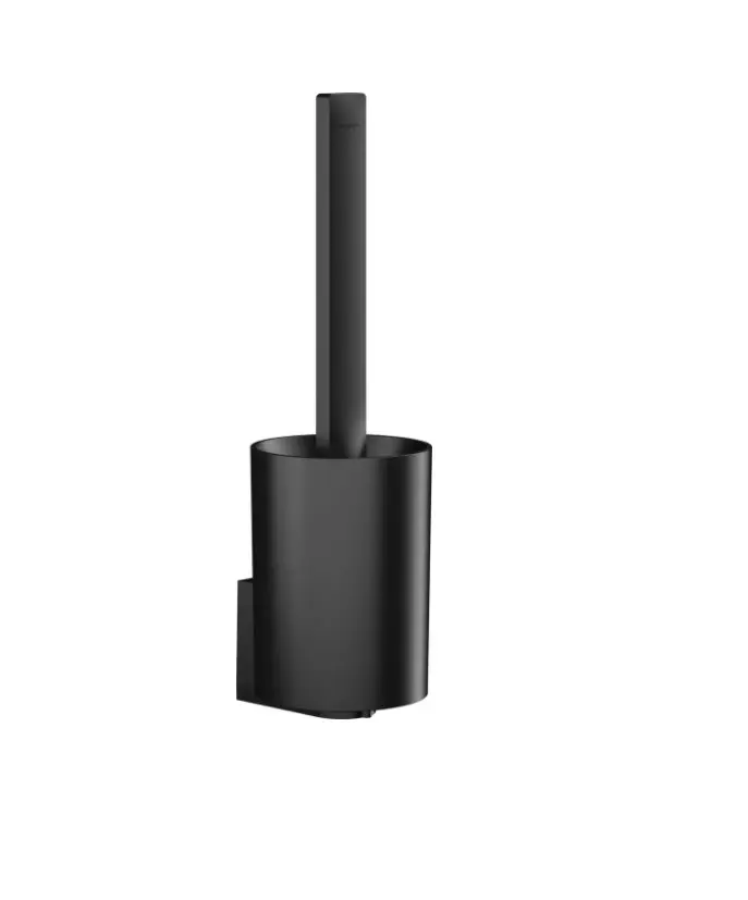 Hansgrohe WallStoris - tualetes birstes komplekts, matēti melns 27927670