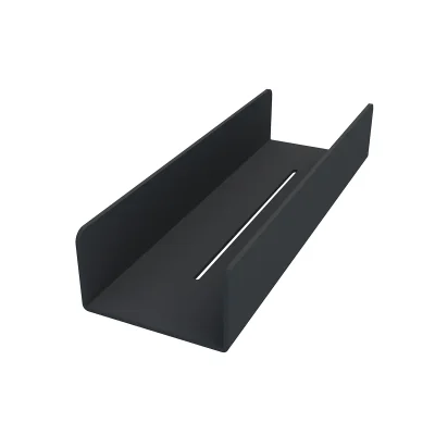 Nimco piederumi - plaukts, garums 30 cm, matēti melns 2091-J-30-90