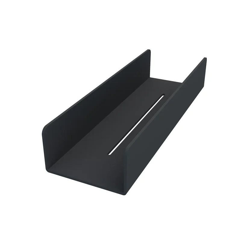 Nimco piederumi - plaukts, garums 30 cm, matēti melns 2091-J-30-90