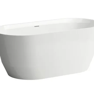 Laufen Pro - brīvi stāvoša vanna 150x70x59 cm, ar noteces komplektu, balta H2439520000001