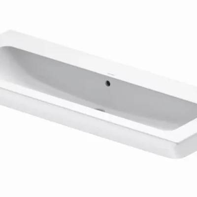 Duravit ME by Starck - mēbeļu izlietne 123x49 cm, ar WonderGliss, balta matēta 23611232601