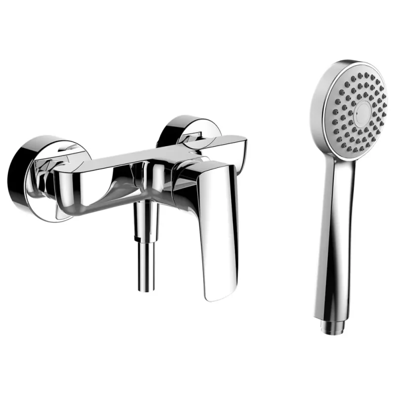 Laufen Laurin - dušas komplekts ar maisītāju, 1 strūklas veids, hroms HF500750100600