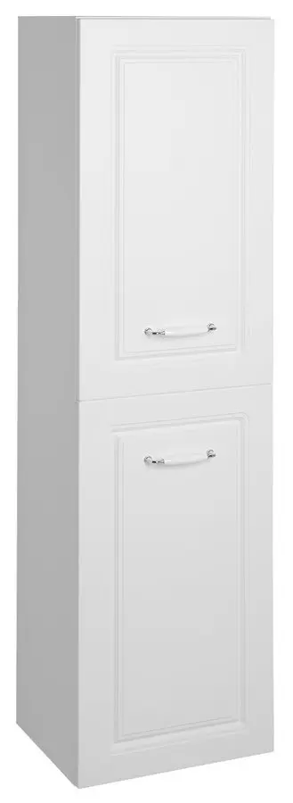 Aqualine Favolo - skapis ar veļas grozu, 40x150x31 cm, 1 durvis L/P, balts matēts FV160