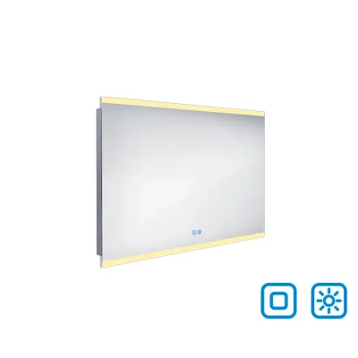 Nimco - spogulis ar LED apgaismojumu, 100x70 cm, divi skārienjutīgi sensori ZP 12004VX
