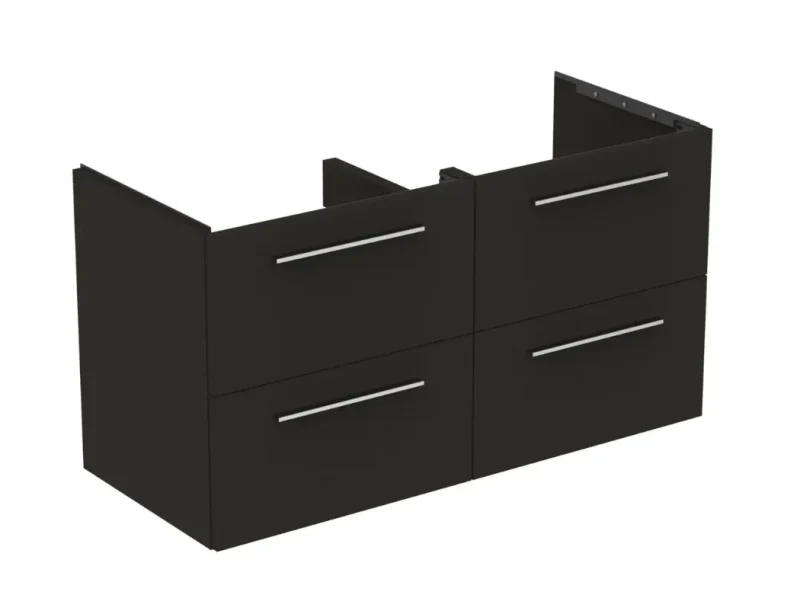 Ideal Standard i.Life B - izlietnes apakškabinets 120x63x51 cm, 4 atvilktnes, matēti antracīta pelēks T5278NV