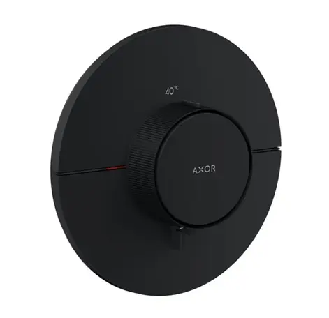 Axor ShowerSelect ID - termostata maisītājs zemapmetuma montāžai, HighFlow, matēti melns 36759670