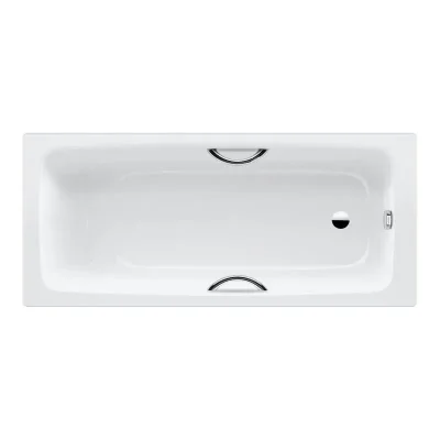 Kaldewei Advantage - Taisnstūra vanna Cayono Star 757, 180x80 cm, ar rokturu atverēm, balta 275700010001