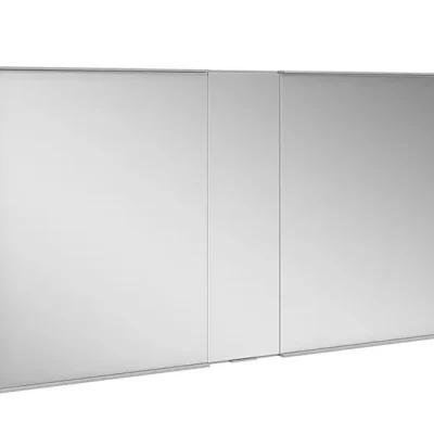 Keuco Royal Match - spoguļskapītis ar LED apgaismojumu, iebūvēts, 130x70x15 cm, sudraba anodēts 12815171311